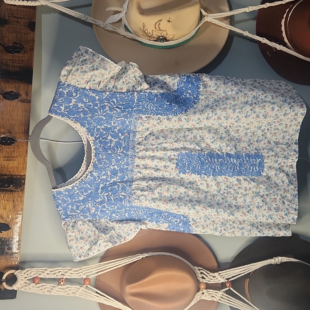 J. Marie Hughs Ruffle Top